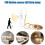 LED-lichtstrip met PIR-bewegingssensor, warm wit, 2 meter. 8