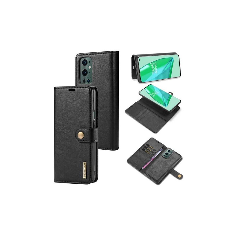 Mobile Wallet Magnetic Dg Ming Compatible With Oneplus 9 Pro Black 9395123741727