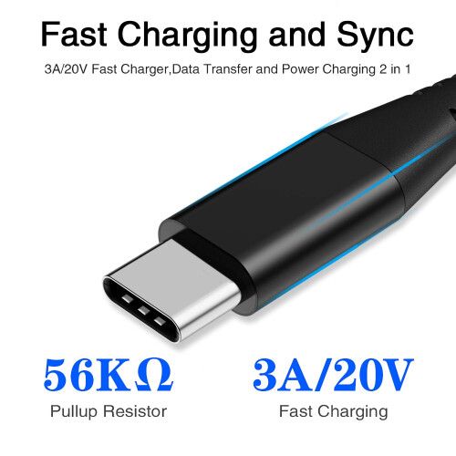 Καλώδιο φόρτισης USB C σε USB C 6FTPack2 για συμβατότητα με Samsung S22/S21/S21Plus/S21Ultra5G/S20S20+/S21FE, Note20 2