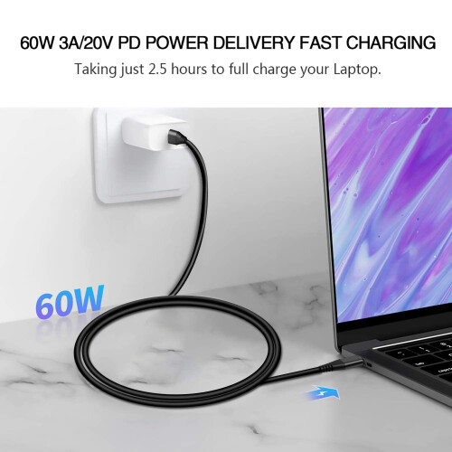 Καλώδιο φόρτισης USB C σε USB C 6FTPack2 για συμβατότητα με Samsung S22/S21/S21Plus/S21Ultra5G/S20S20+/S21FE, Note20 1