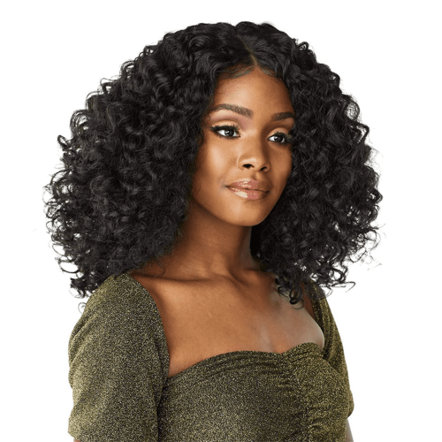 HD Lace Front Wig Middle Spring Curly Big Wave Wig Γυναικεία Περούκα 1