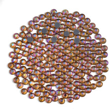 8000 Strass Termocolantes, Topázio Claro Colorado AB, SS6, 1,9-2,1 mm para Roupas e Artesanato Topázio Claro Colorado AB SS6