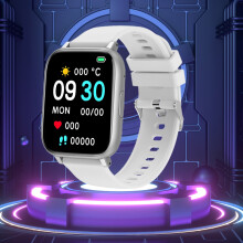 Montre connectée Fnyoxu 1,77" avec fonction d'appel, suivi d'activité, étanchéité IP68, moniteur de fréquence cardiaque et de sommeil,