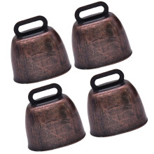 4 Pcs Pet Theft Prevention Cow Bells Small Cowbell Cowbells for Sporting Events