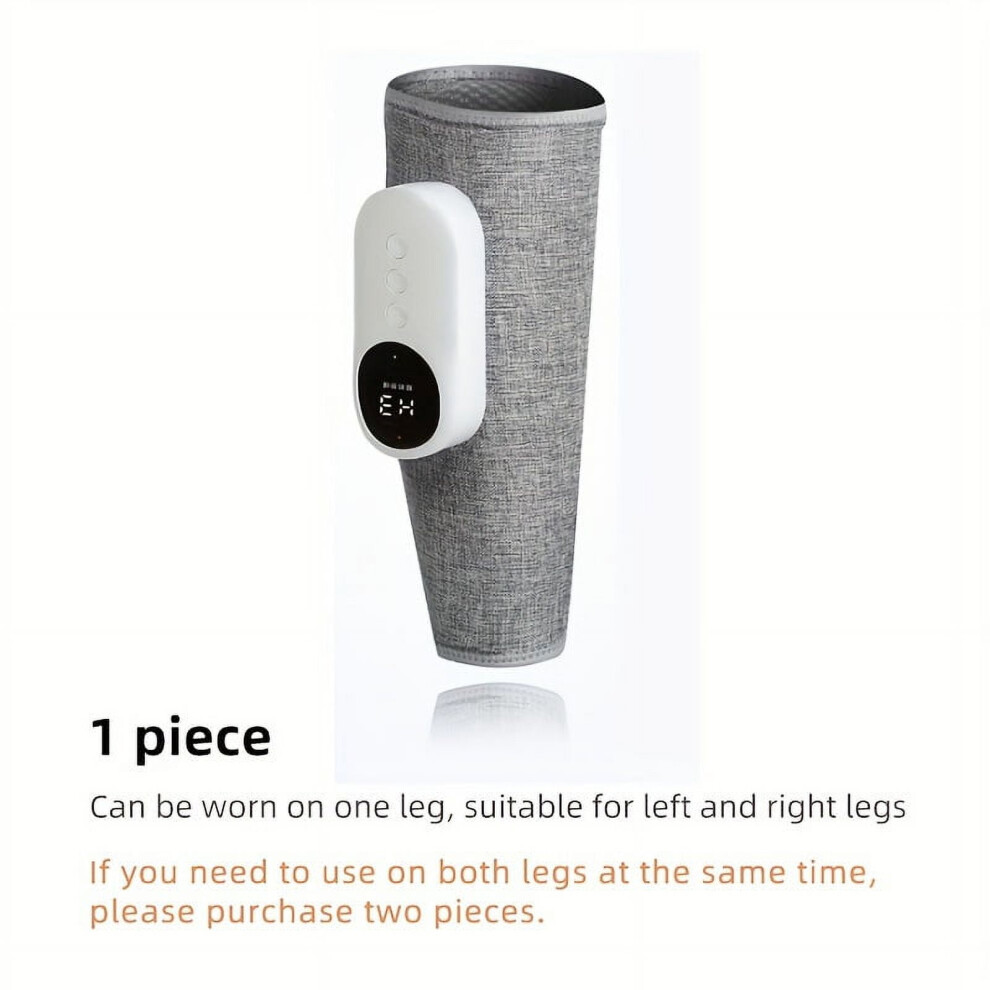 1pc Electric Leg Massager, Charging Calf Air Compression with Heat for Foot, Leg, Thigh & Knee, Cordless, Gift for Christmas, Mother's & Father's