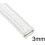 Insulation Braid Sleeving, 16.4Ft-3mm High TEMP Fiberglass Sleeve White 3