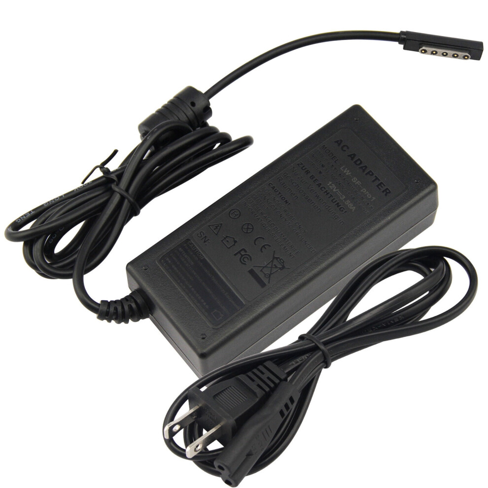 Wall Charger For Compatible With Microsoft Surfaceicrosoft Surface Pro 1 And Surface Pro 2 1601 1536 48W 9110895189719
