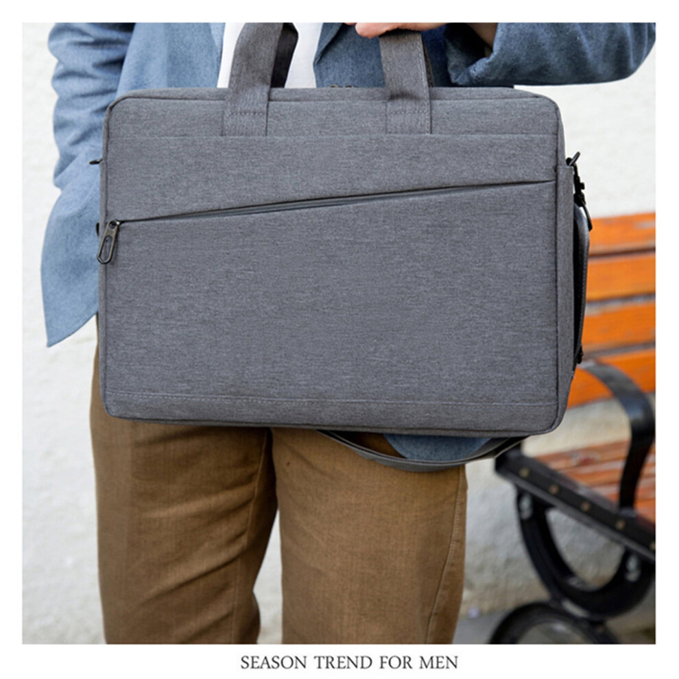Lmueinov 15.6" Laptop Shoulder Bag, Lightweight Toploader, Water-Repellent Fabric, Business Casual & School, Compatible With Tablet 9110895189955