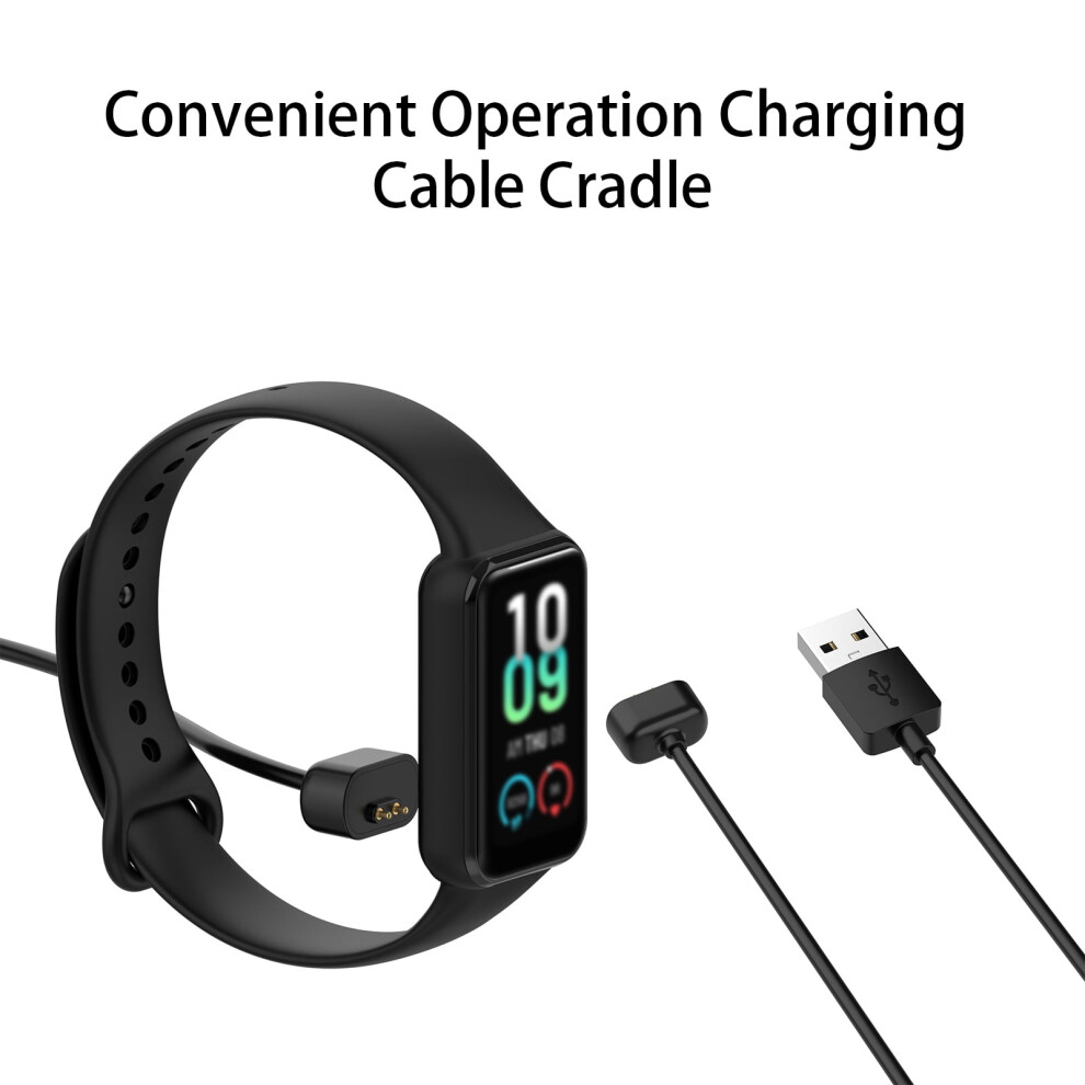 Lifetechs Charging Cable Magnetic High Efficiency Short Circuit Smart Watch Charger For Compatible With Amazfit Band7 9110895190029