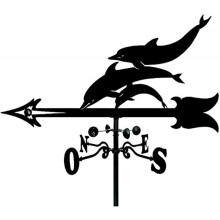 Decorative Garden Weather Vane with Accurate Wind Direction and 360 Rotation for Yard