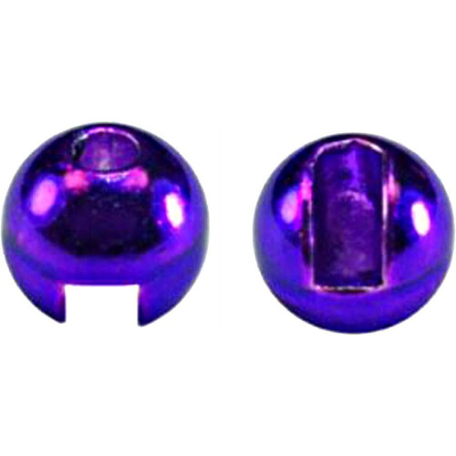 2pcs Tungsten Jig Beads Purple 1/8" (3.3 mm)
