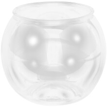 Vase terrarium en verre en forme de bocal à poissons pour la décoration de mariage et d'intérieur