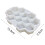 Leaveforme Mini Honeycomb Shape Silikon Iskubsform Maker för Kök 5