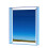 Picture Frame, Stunning Color Acrylic Floating ,Blue 1