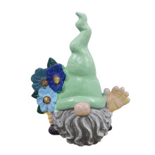 Statue de nain de jardin WRXMIJNHGSA, panneau de bienvenue extérieur, peint à la main et revêtement spécial