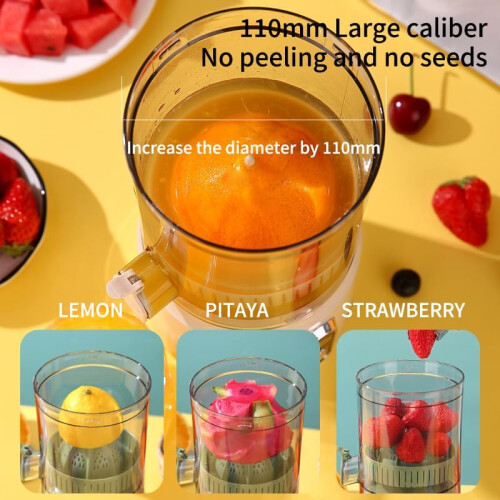 Portable Juicer USB Rechargeable Touch Control with Pulp Separation for Citrus and MultiFruit 1