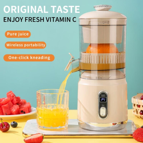 Portable Juicer USB Rechargeable Touch Control with Pulp Separation for Citrus and MultiFruit 2