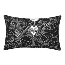 Housse de coussin L'Étrange Noël de Monsieur Jack, coussin décoratif standard 40 x 60 cm, taie d'oreiller pour canapé, lit ou voiture.