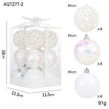 Gnobogi Kerstbal Hanger Accessoires Kerstboomversiering Kerstbal Transparante Plastic Bal in de Uitverkoop