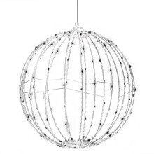 Guirlande lumineuse LED Zeceouar, boules de Noël, décorations lumineuses pour sapin de Noël, décorations de fête intérieures et extérieures,