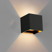 Applique murale LED LINLIN, étanche, pour intérieur/extérieur, éclairage moderne vers le haut et vers le bas, applique en aluminium, économie