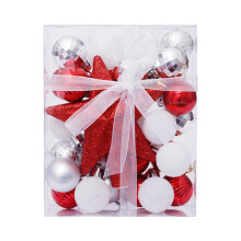 30 palline decorative per albero di Natale, compatibili con kkbbma, ornamenti fai da te per feste natalizie, riempitivi voluminosi