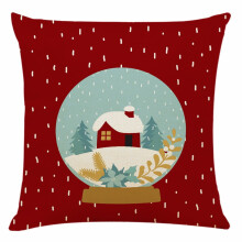 Housse de coussin Winysin à motif de Noël pour canapé, voiture, jeté de canapé ou d'intérieur