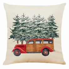 Housse de coussin Winysin à motif de Noël pour canapé, voiture, jeté de canapé ou d'intérieur