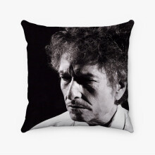 AIVO Bob Dylan Federa personalizzata in poliestere filato, federa quadrata decorativa per cuscino, letto, divano, decorazione per la casa, pollici