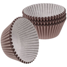 100 caissettes en papier pour cupcakes et muffins, idéales pour la cuisson au four.