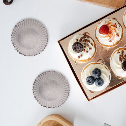100 st köksformar pappersmuffinsformar muffinsformar muffinsformar för bakning 2