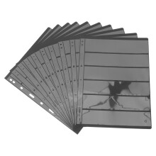 10pcs Cards Collectors Album Stamp Double-sided Album Stamp Pages Stamps Pockets