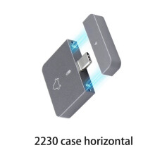 M.2 NVMe2230 SSD-Gehäuse mit USB-C-Adapter (10 Gbit/s, USB 3.2 Gen 2) für M2SN740/SN530/520/PM991A