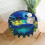 Stitch Rectangular Tablecloth 60in, Water Resistant Antiwrinkle Spillproof Soft Fabric for Dining, Parties & Holidays 1