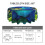 Stitch Rectangular Tablecloth 60in, Water Resistant Antiwrinkle Spillproof Soft Fabric for Dining, Parties & Holidays 5