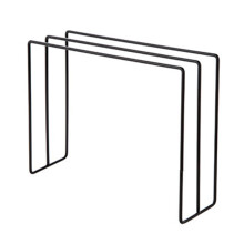 Kitchen Countertop Dishcloth Drying Rack Iron Dishcloth Towel Holder Free Standing Dish Rag Storage Hanger Black