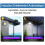 Solar outdoor light with infrared motion sensor, LED floodlight for 2