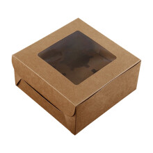 Christmas Clings Throws Windowed Cupcake Boxes Air to Water Fitting Container Interpolation 4 Cavities