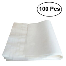 OUNONA 100 PCS Parchment Paper Liners Non-stick Baking Paper Steamer Paper Sheet 20*30CM