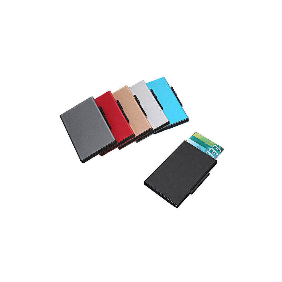 Protective Card Holder (Leman) In Aluminum Rfid Protection Blue 9083649973400