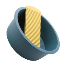 Hand Wash Basin with Plastic Washboard NonSlip Surface for Delicate Clothes Laundry Tub Blue