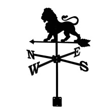 Weather Vane Roof Mounted Rustproof Metal Wind Direction Indicator for Garden Farmhouse Bird House