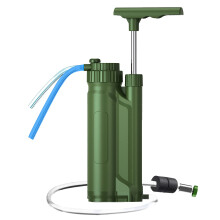 Portable Water Filter Pump for Camping and Hiking, Fast Purification, Long Filter Lifespan