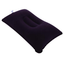 2pcs Inflatable Camping Pillow Ergonomic Support Soft Flocked Compact for Hiking and Airplane