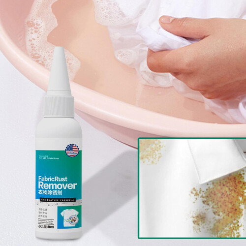 Fabric Rust Remover Quick Rust Removal for Clothes and Upholstery Fast Acting Stain Cleaner 1
