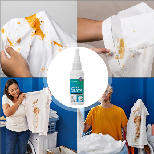Fabric Rust Remover Quick Rust Removal for Clothes and Upholstery Fast Acting Stain Cleaner 2