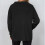 Locker sitzender Damenpullover, Langarm-Pullover mit V-Ausschnitt und Reißverschlussbündchen, Oversize-Strickpullover, schulterfreie 4