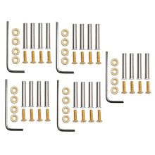20 peças de parafusos requintados para gabinetes de computador PC Gamer de 80 mm, 90 mm, 120 mm e 140 mm de espessura, com ventoinhas RGB para