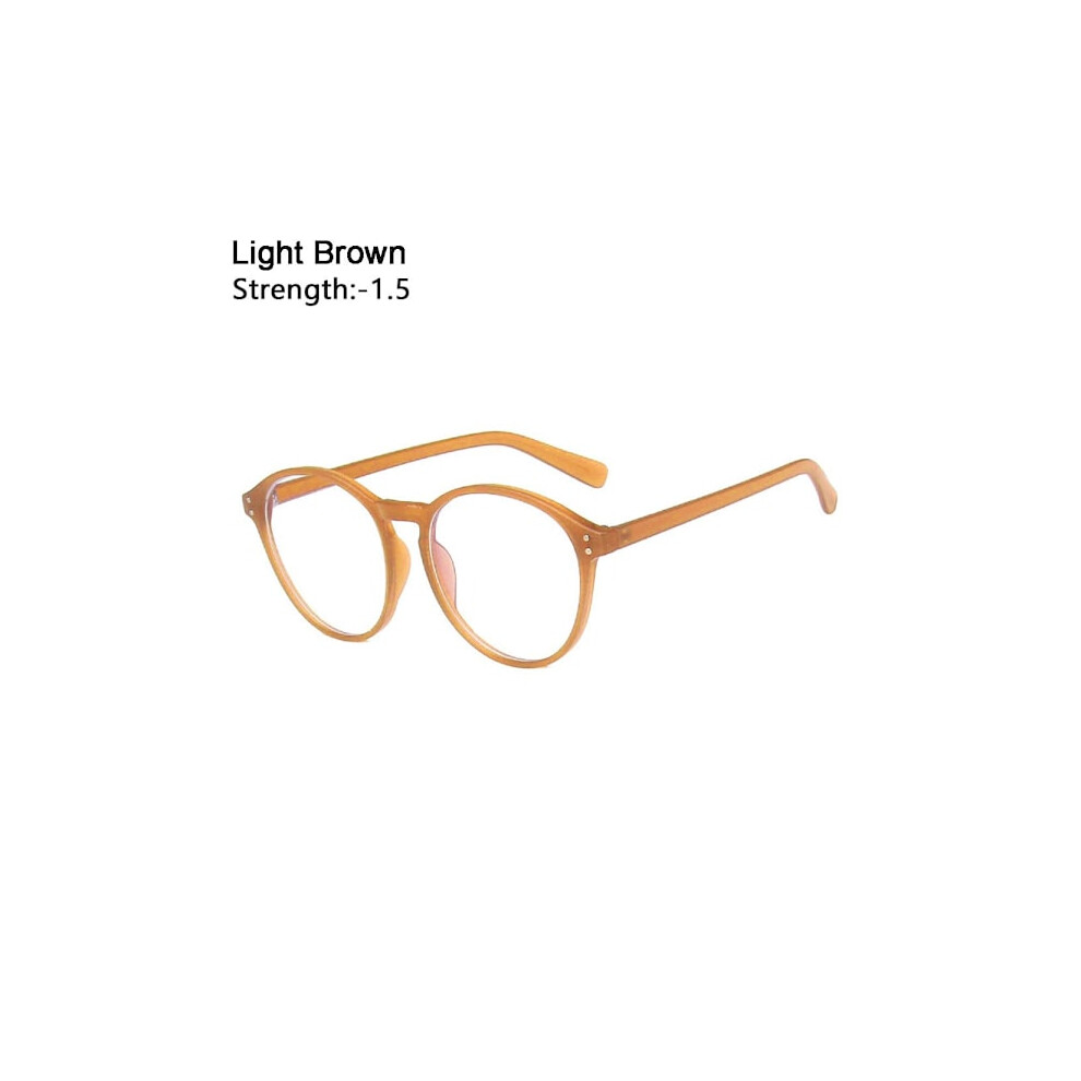 Light/Brown -1.0~-4.0 Myopia Glasses Strength 1.50 Strength 1.50-Strength 1.50 Strength 1.50-Strength 1.50