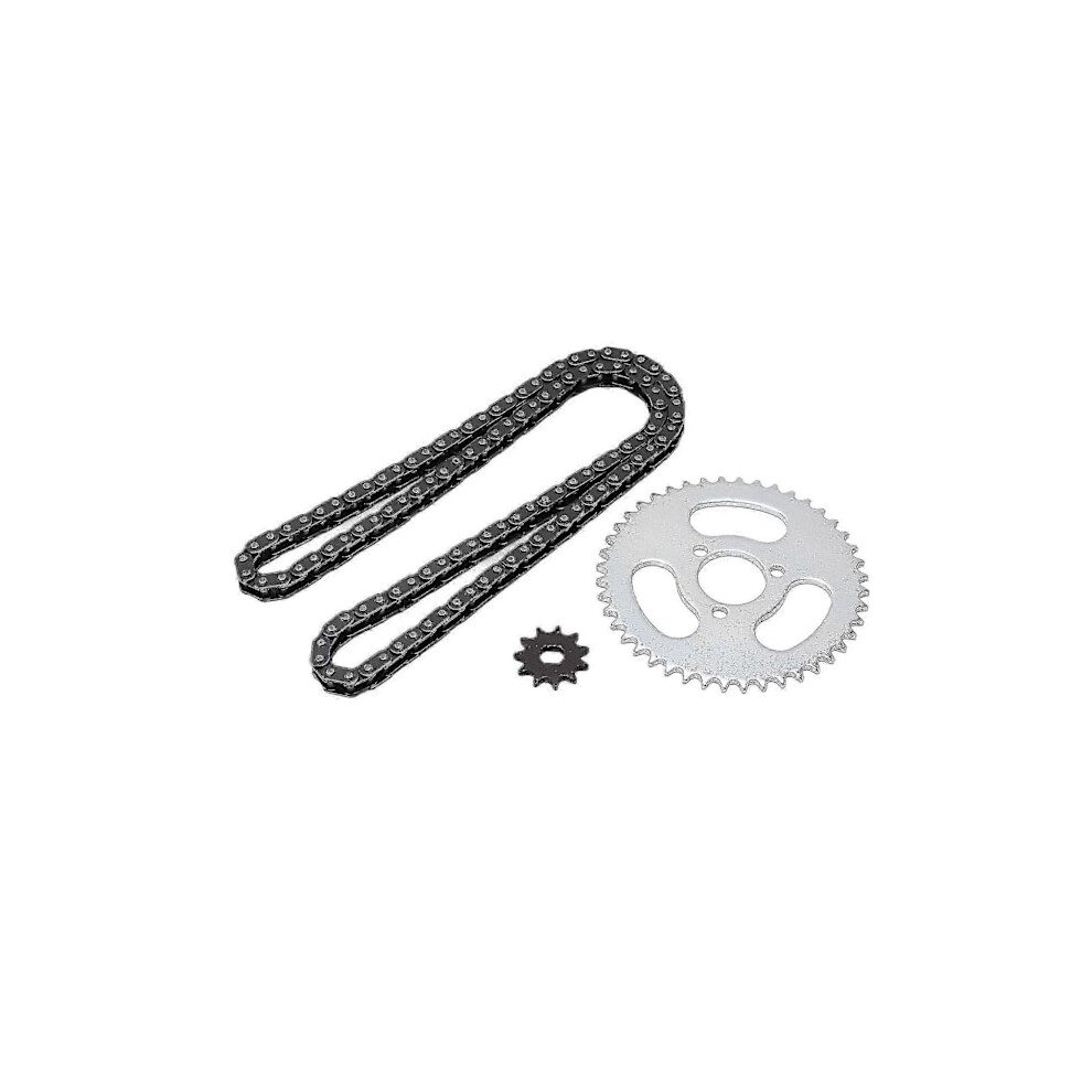 T8f Front And Rear Sprocket Chain Replacement High-Performance T8f Sprocket Chain Set For Modified Karts Atvs And Mini Motorcycles (Lgl) 9395123992532